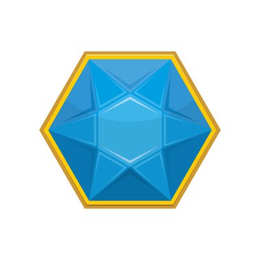 topaz gemstone izole. Beyaz arka plan üzerinde Takı mavi taş