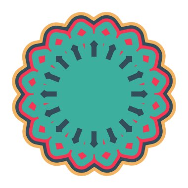 İslam desen Helal şablonu. Düzgün pişmiş foo için logo