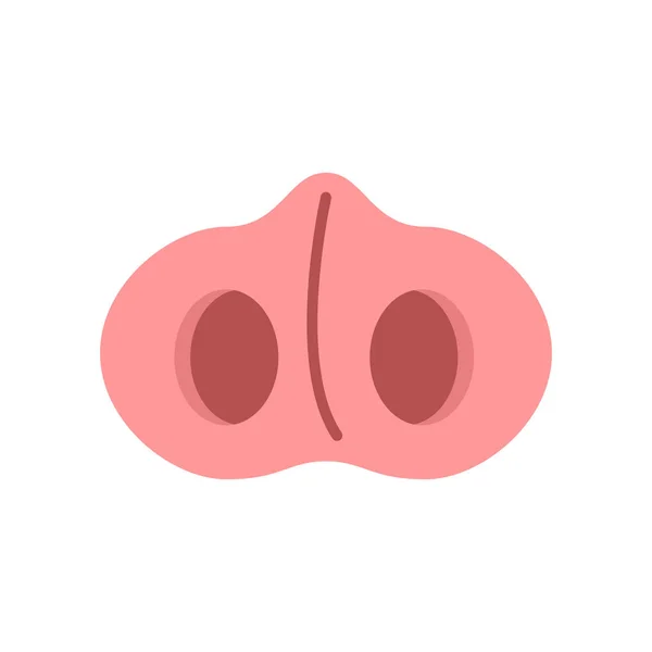 孤立的猪鼻子。白色背景上的猪鼻子 — 图库矢量图片