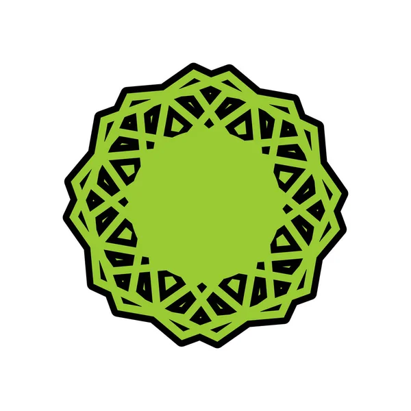 Halal-Vorlage für islamische Muster. Logo für richtig gekochte Foo — Stockvektor