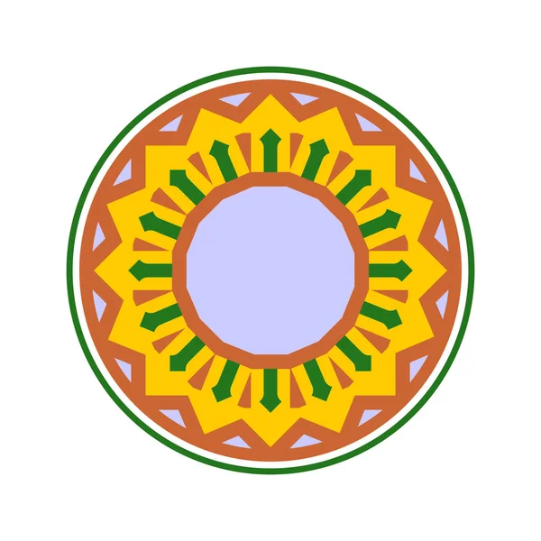 Halal πρότυπο για ισλαμικό μοτίβο. Λογότυπο για σωστά μαγειρεμένα foo — Διανυσματικό Αρχείο