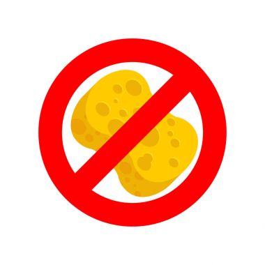 Sünger durdurmak. Sünger yıkama ile ovmak için yasak. Kırmızı