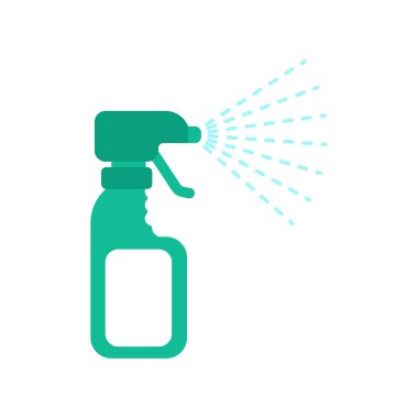 Sprey ve splash su damlaları. Temizlik Aksesuar