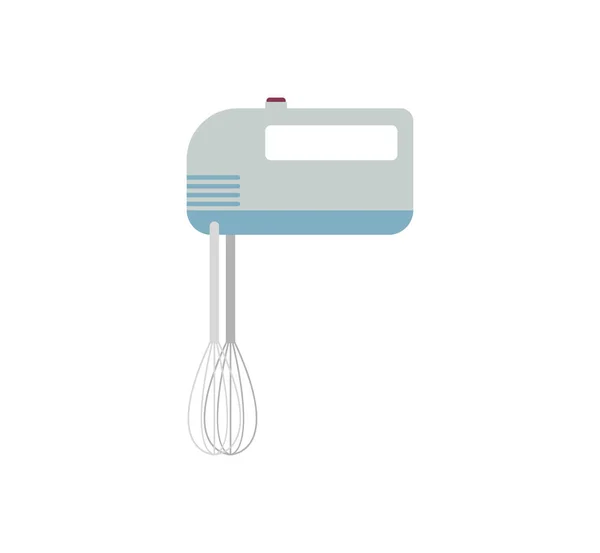 Mixer keukengerei geïsoleerd. apparaat voor crème karnen — Stockvector