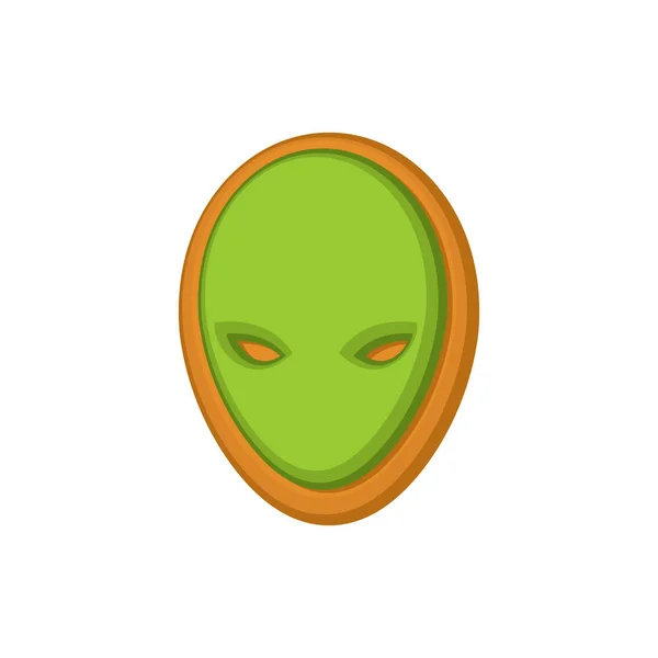 할로윈 쿠키 ufo 외계인. 끔찍한 휴가 쿠키. 벡터 — 스톡 벡터