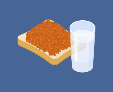 Kırmızı havyar ve votka bardak. Rus Ulusal Gıda. 