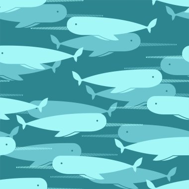 Deniz gergedanı deseni kusursuz. Tek boynuzlu atların arka planı. vektör dokusu