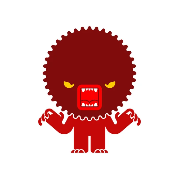 Hatred icon. Stress face monster concept. stressful situations. — 스톡 벡터