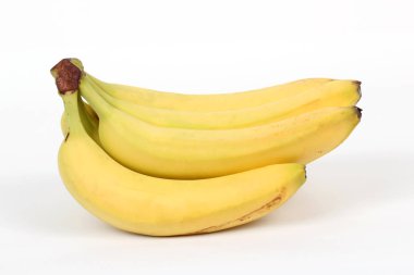 Beyaz arka planda izole edilmiş muzlar