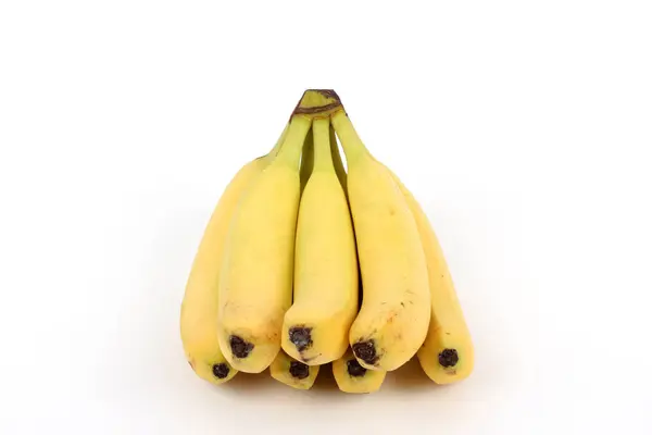 하얀 배경에 고립 된 바나나 — 스톡 사진