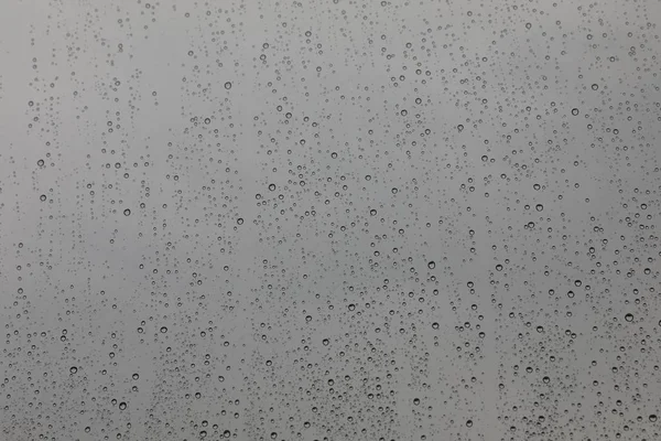Σταγόνες Βροχής Γυάλινο Φόντο — Φωτογραφία Αρχείου