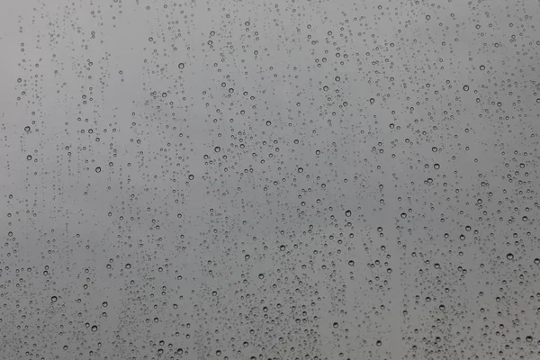 Regentropfen Auf Glashintergrund — Stockfoto