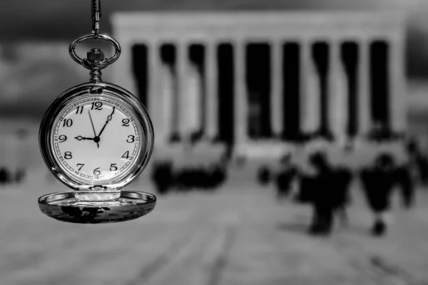 Turkiet Ankara Ataturks Mausoleum Och Tiden Passerar — Stockfoto