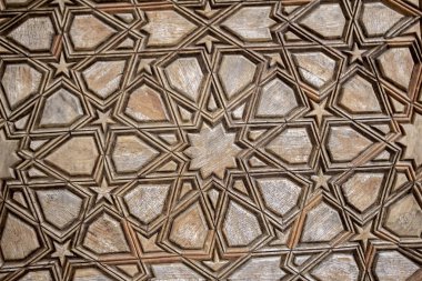 Türkiye'de Edirne, Selimiye Camii kapı modelleri. Sinan'ın Selimiye Camii Unesco Dünya Kültür Mirası Listesi'ne kapıdaki 1575 Osmanlı mimar tarafından inşa.
