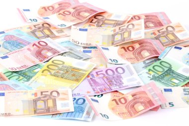 Euro banknotları - arkaplan, doku