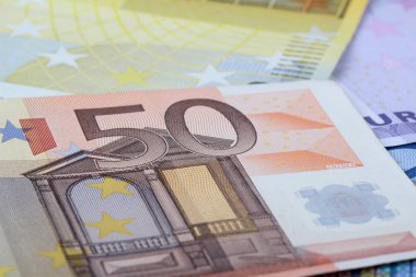 Euro banknotları - arkaplan, doku