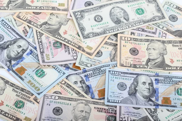 Many Dollars Money Background — Stock Photo, Image