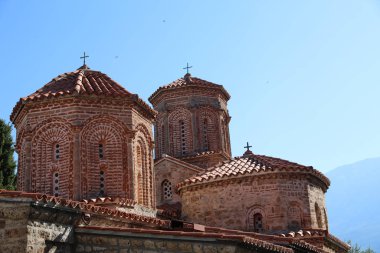 OHRID, MACEDONIA - August 21, 2019: Saint Naum Monastery (Sv. Naum), Ohrid, Republic of Macedonia