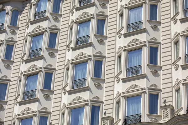 Abstrato Estilo Mínimo Arquitetura Fundo Detalhe Moderno Fachada Edifício — Fotografia de Stock