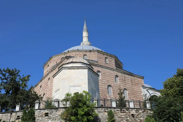 Skopje Mazedonien August 2019 Die Mustafa Pascha Moschee Ist Eine — Stockfoto
