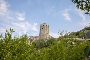 Mostar Pocitel Town, Bosna-Hersek yakınlarındaki Osmanlı kasabası