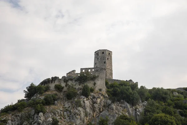 Cidade Otomana Perto Mostar Pocitel Town Bósnia Herzegovina — Fotografia de Stock