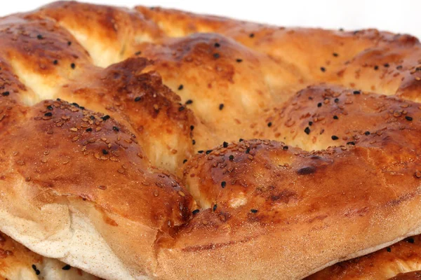 Ramadan Pita Ramazan Pidesi Traditionelles Türkisches Brot Für Den Heiligen Stockfoto