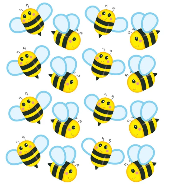 Las abejas pequeñas —  Fotos de Stock