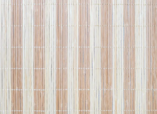 Patrón de madera de superficie de primer plano en el fondo texturizado de la estera de madera —  Fotos de Stock