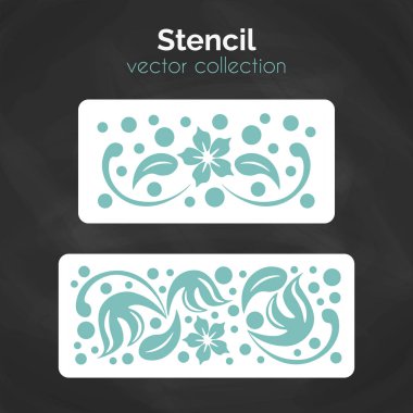 Şablonu. Lazer yetişmek şablonu. Dekoratif panel için desen.