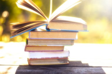 Doğal zemin üzerine kitaplar.