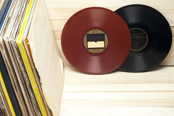 Vinil kaydı. Metin için yer kopyalayın.