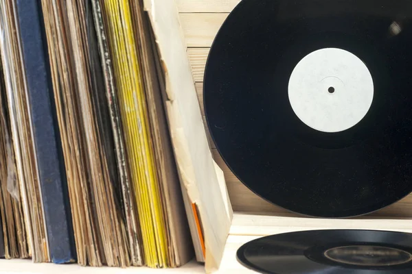 Grabación de vinilo. Copiar espacio para texto . — Foto de Stock