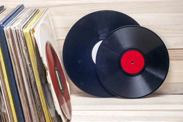 Vinyl record. Ruimte voor tekst kopiëren. — Stockfoto