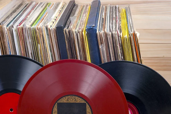 Vinyl record. Copy space for text. — Stock Photo, Image