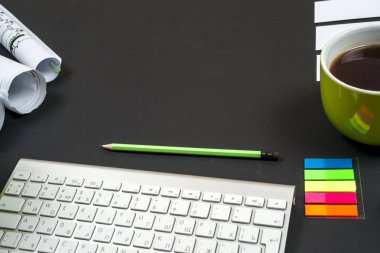 İşyeri mimar - rulo ve planları.