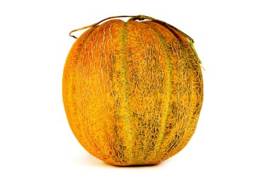 Beyaz kırpma yolu üzerinde izole kavun