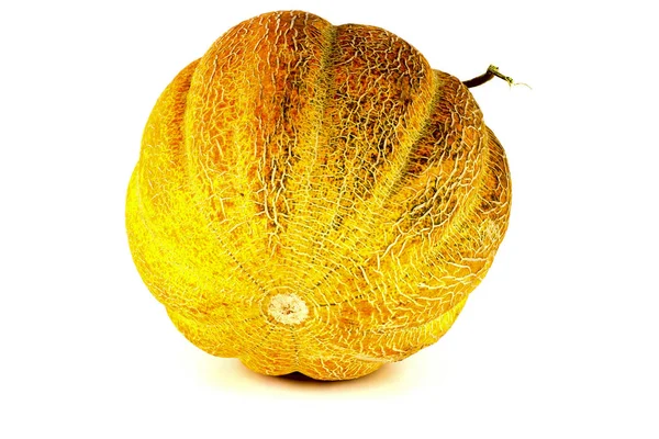 Melone isolato sul percorso di ritaglio bianco — Foto Stock