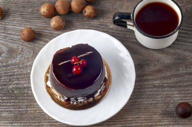 Festival çay partisi. Mutlu Noel kek