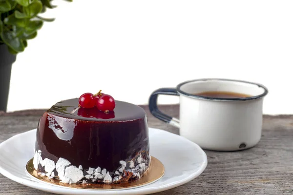 Festliche Teeparty. frohe Weihnachten — Stockfoto