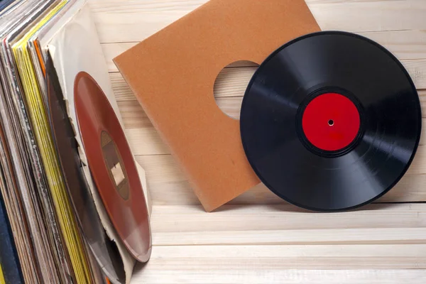 Vinil kaydı. Metin için yer kopyalayın.