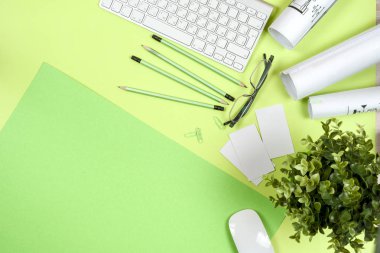 İşyeri mimar - rulo ve planları.