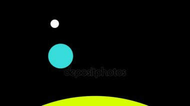 Doğru bir şekilde seyyare yerküre çevresinde dönen ay faz