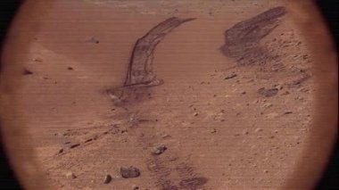 Nasa merak Gezgin Glitches ve gürültü ile Mars yüzeyine filme