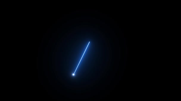 Parlak ışıkta şekillendirme burç Koç yıldız takımyıldızı — Stok video