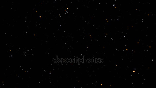 Hermoso cielo nocturno estrellado — Vídeo de stock