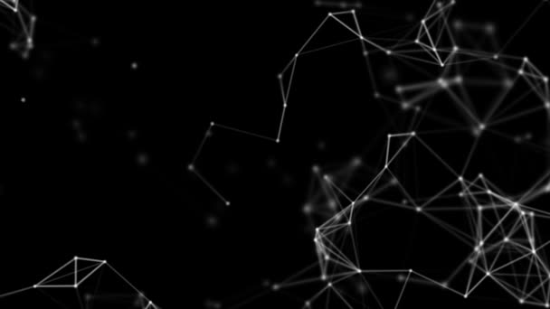 Plexus Form on a Black Background