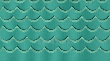 Karton animasyonlu deniz dalgaları arka plan hareketli tiyatro