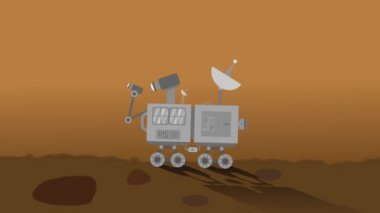Gün zaman veri toplama Mars Rover uzay