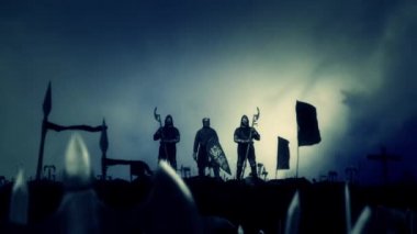 Kral Richard onun ordu sonra bir savaş ile 1 Victorious